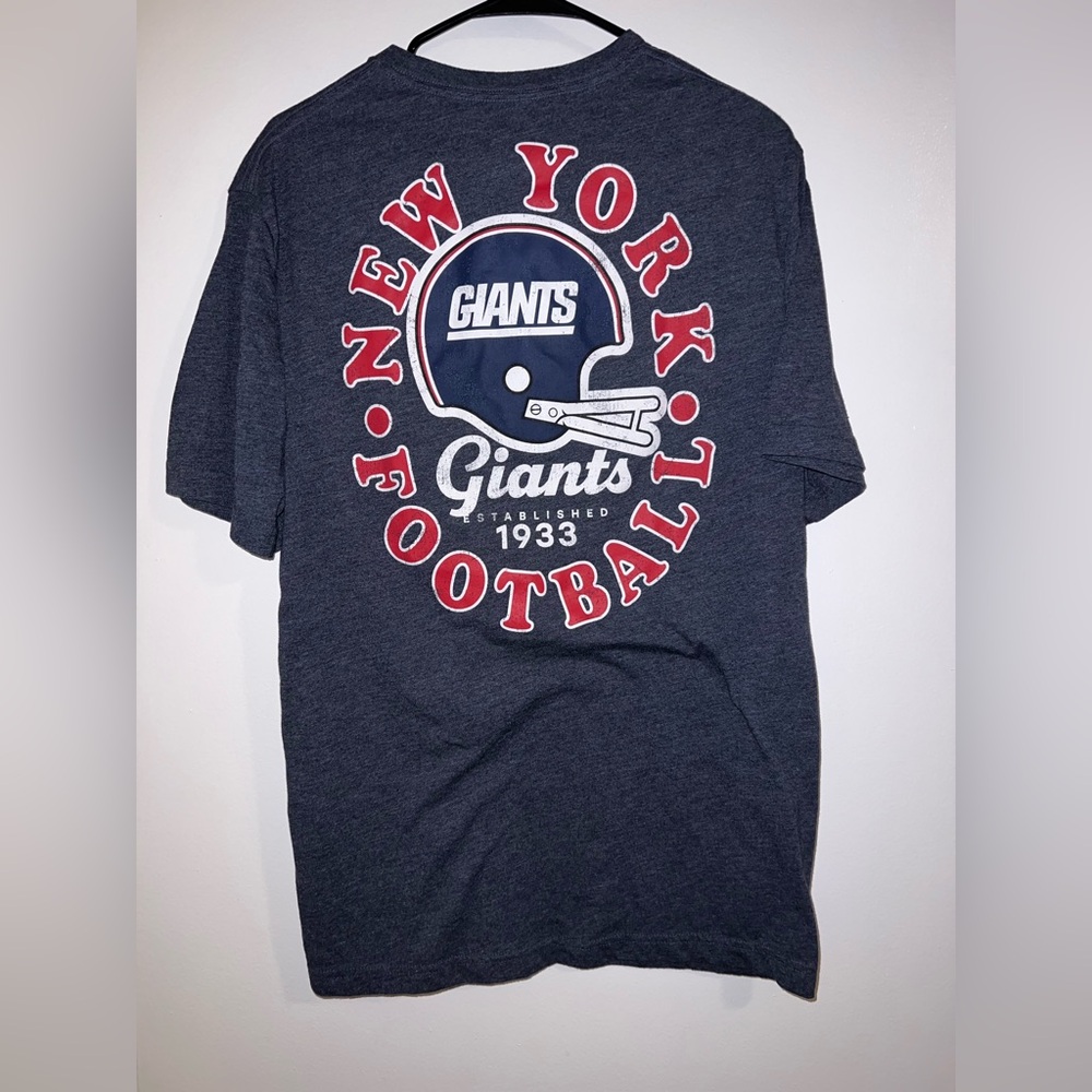 Ladies NY Giants Graphic T-Shirt Gray